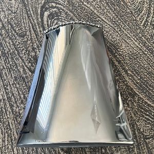 Decorative silver vase